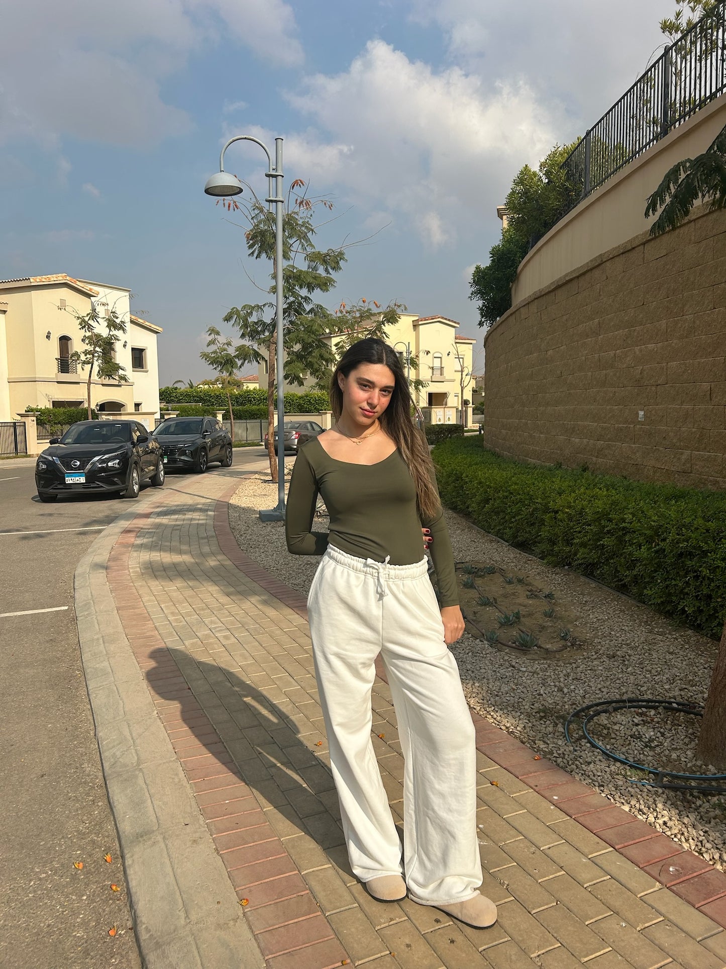 OFFWHITE WIDE LEG SWEATPANTS
