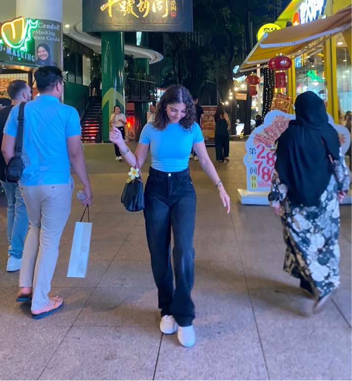 Black High-rise Straight Denim