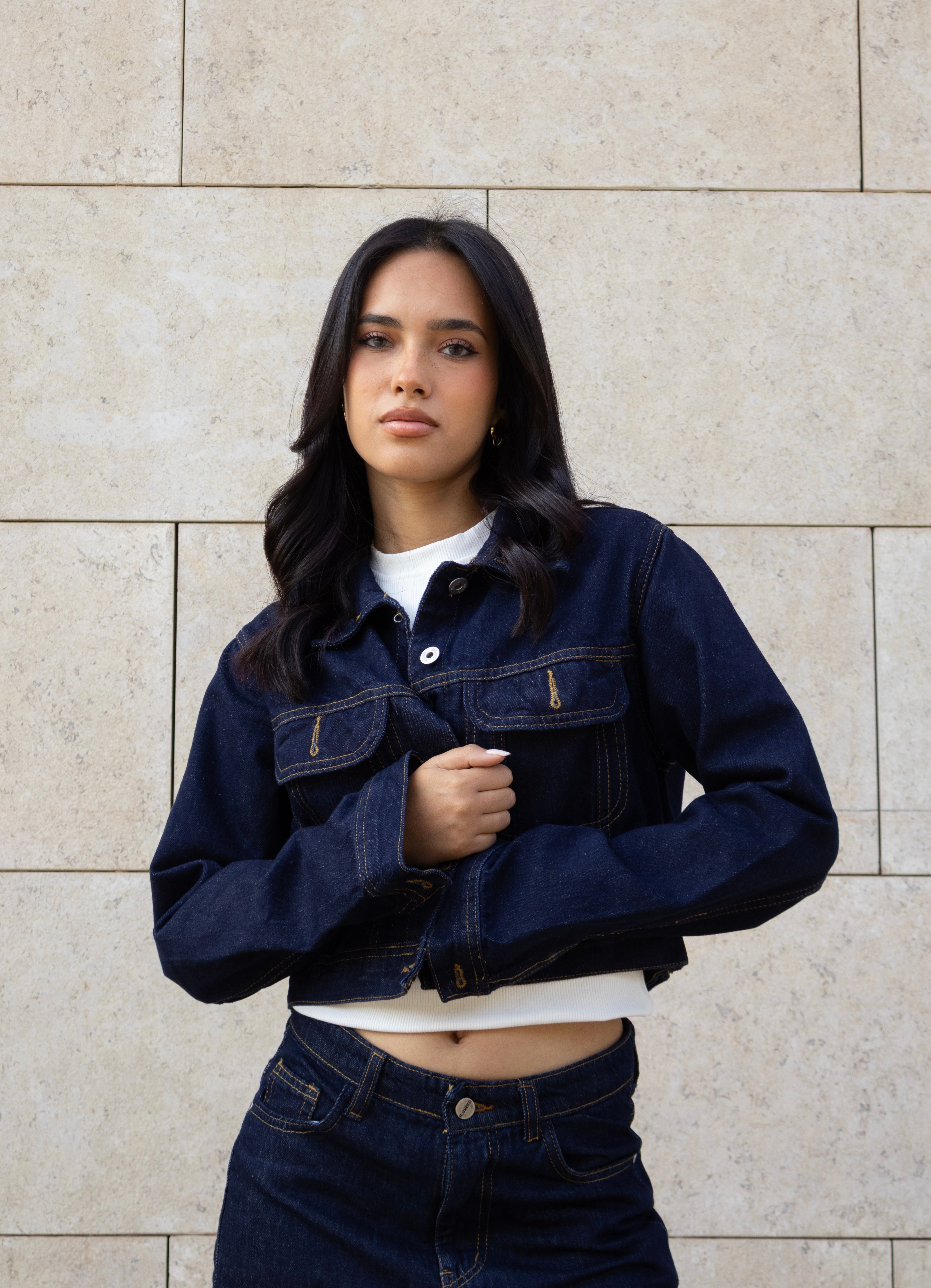 RAW CROPPED DENIM JACKET – Vampd-eg