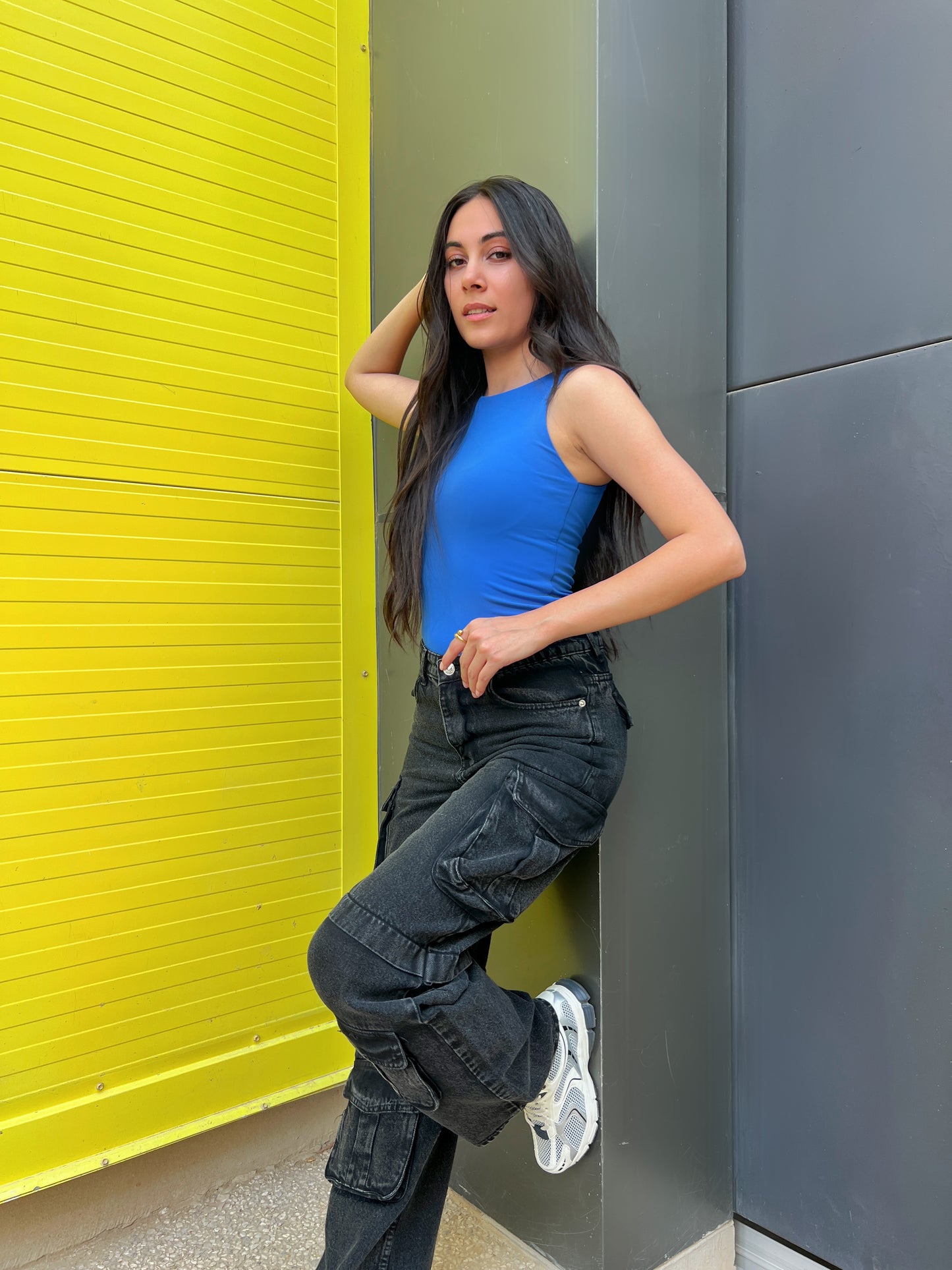 BLUE NORMAL CUT BASIC TOP