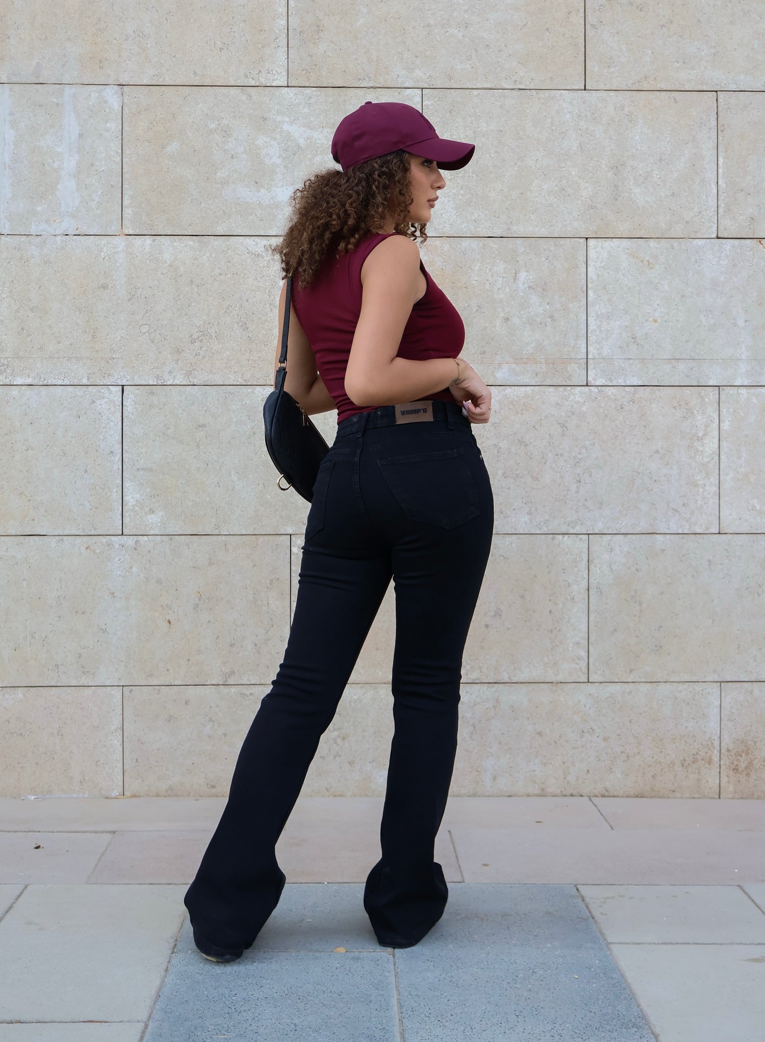 HIGH-WAIST FLARE DENIM