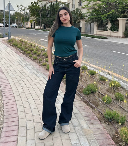 RAW High-rise Straight Denim