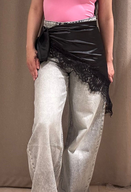 MIDNIGHT BLACK WAIST WRAP