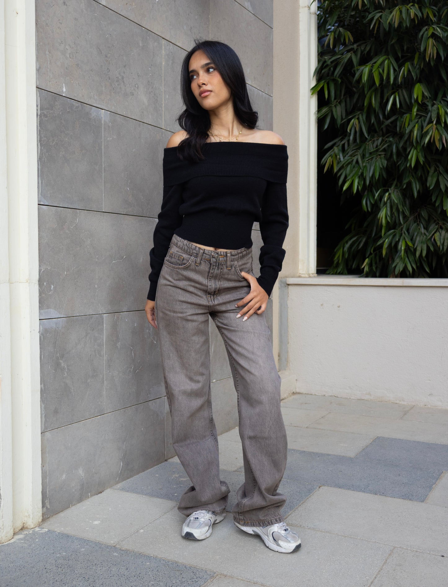 Sandy High-rise Straight Denim