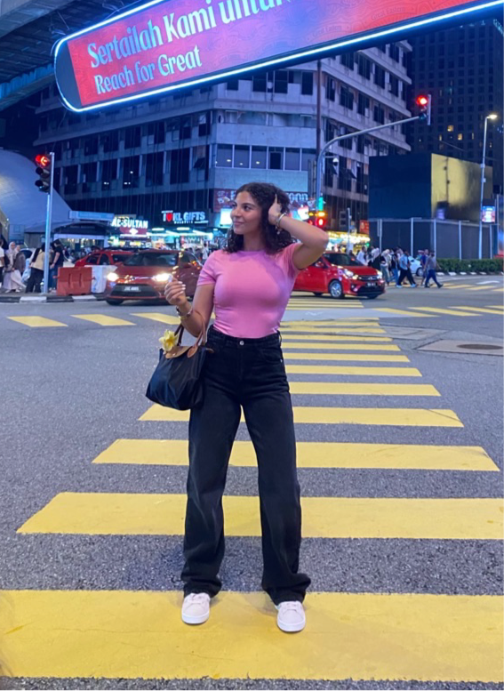 Black High-rise Straight Denim